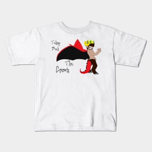 Official HerobrineSings Taking Back the Crown Design Kids T-Shirt